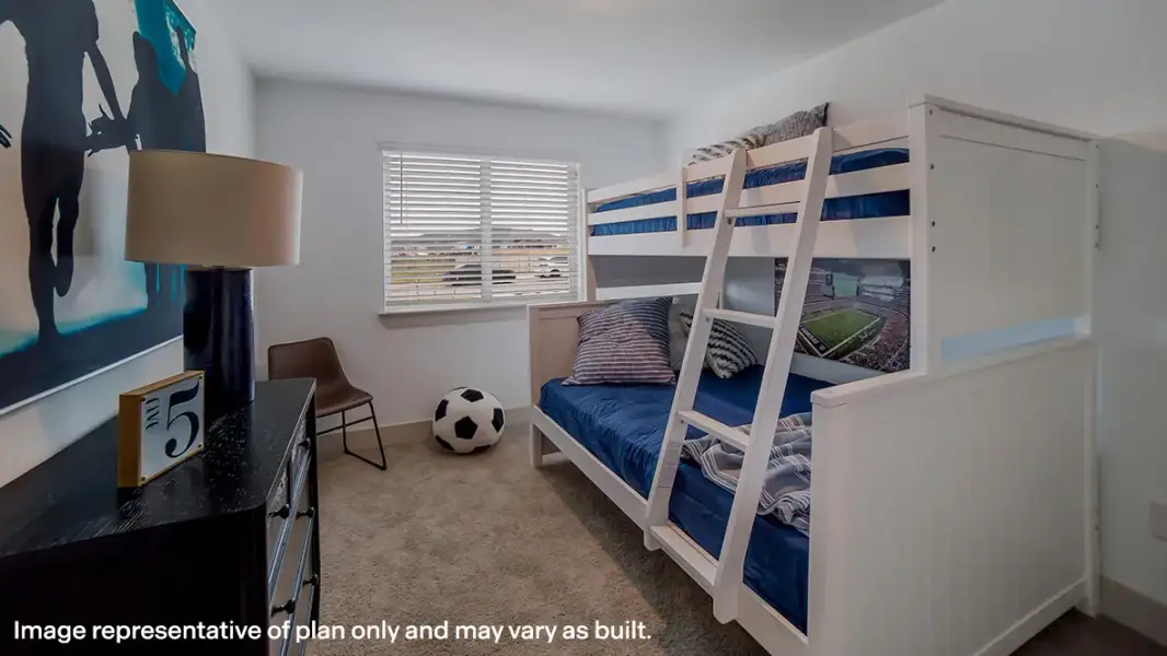 Furnished interior in a model home at Hickory Ridge Estates in Elmendorf (Image 16).