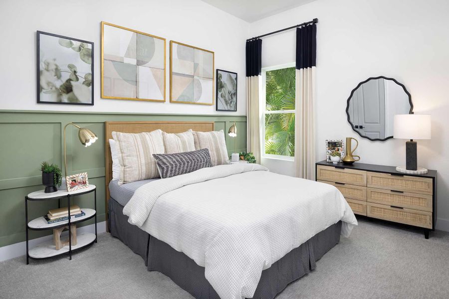 Furnished interior in a model home at Lakeview Crossing – Tradition Series in Sarasota (Image 4).