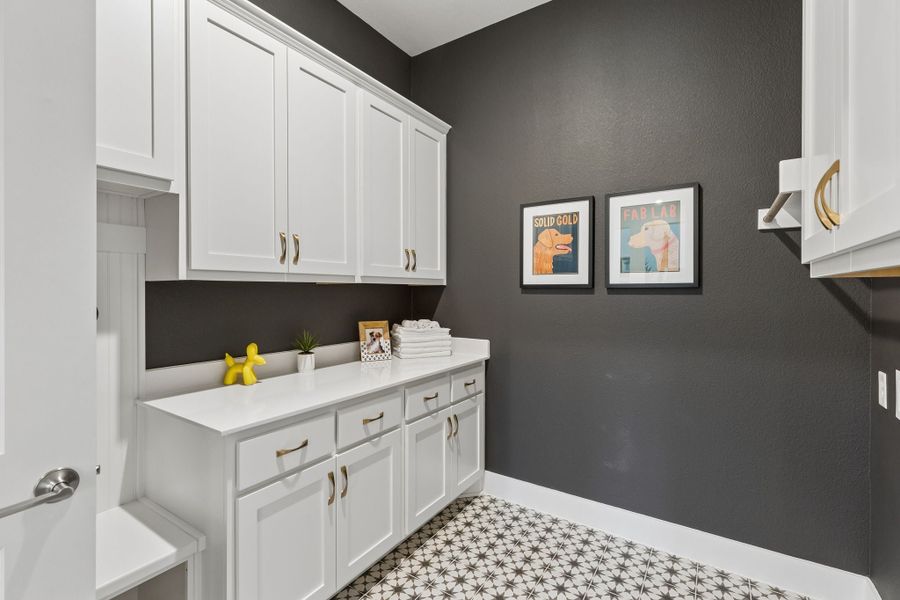 Furnished interior in a model home at Rainwater Crossing in Celina (Image 20). Furnished interior in a model home at Rainwater Crossing in Celina (Image 20).