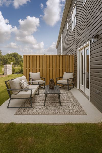 Exterior details of a home in Bellingham Townhomes, Cleveland (Image 6).