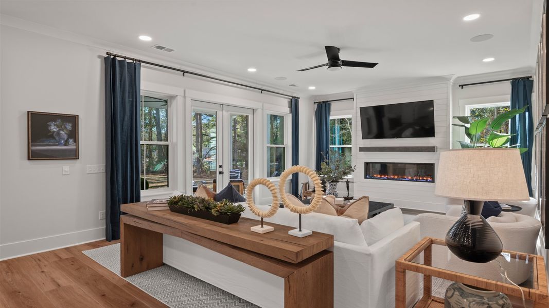 Furnished interior in a model home at Briley Pointe in Mount Pleasant (Image 5).