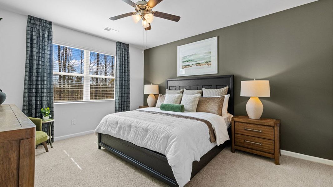 Furnished interior in a model home at Southwind Village in Evans (Image 20). Furnished interior in a model home at Southwind Village in Evans (Image 20).