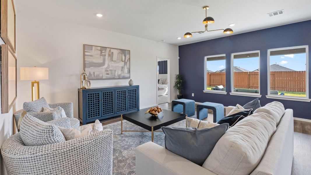 Furnished interior in a model home at Medina in Dayton (Image 11).