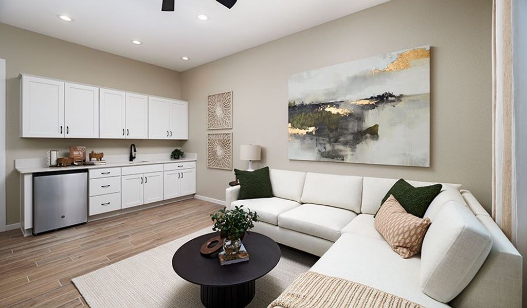 Furnished interior in a model home at Estates at White Tank Foothills in Waddell (Image 5).