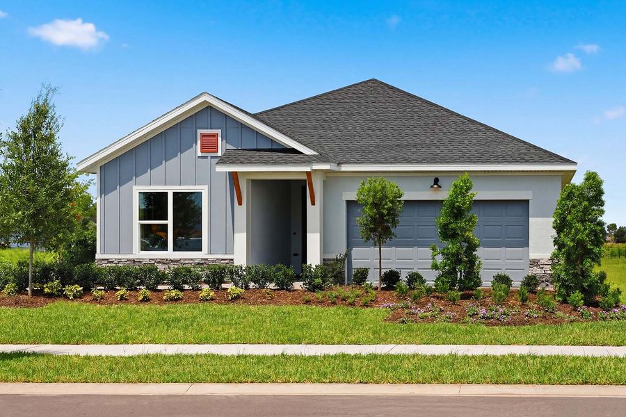 Front exterior of a home in the Lakeside at Satilla community, located in St. Cloud, FL (Image 2).