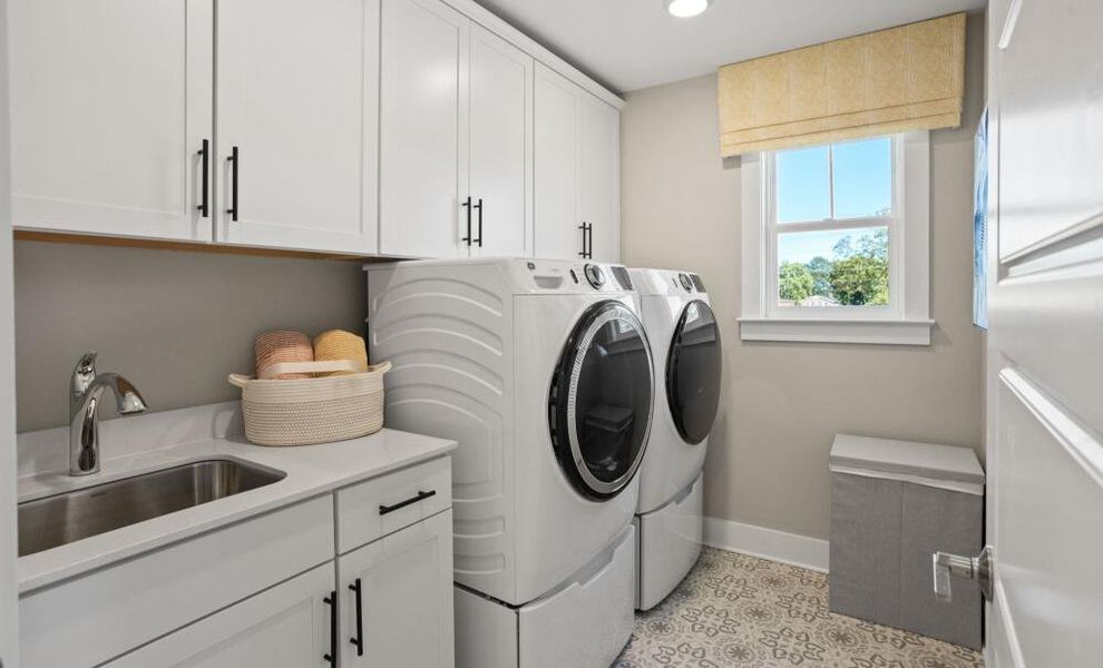 Furnished interior in a model home at Bellevue in Greenville (Image 14). Furnished interior in a model home at Bellevue in Greenville (Image 14).