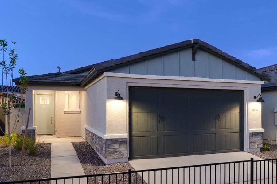 Front exterior of a home in the Beacon Hill at Marley Park community, located in Surprise, AZ (Image 14).
