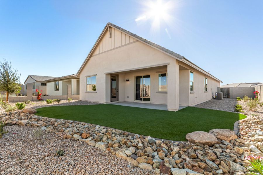 Exterior details of a home in Agave Springs at Teravalis, Buckeye (Image 21).