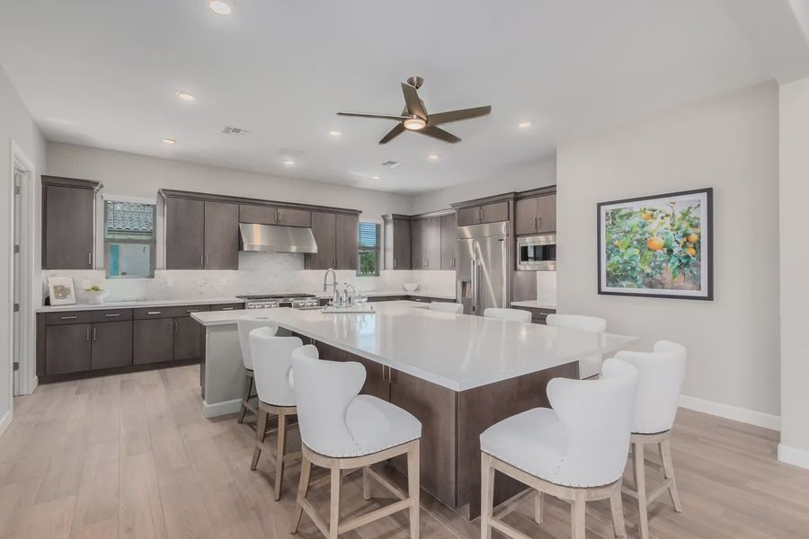 Furnished interior in a model home at Bellero Estates in Queen Creek (Image 33).
