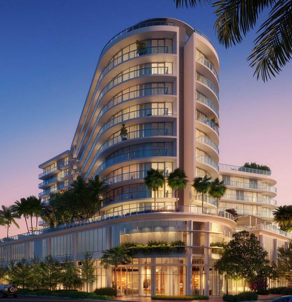 Front exterior of a home in the 7200 Collins community, located in Miami Beach, FL (Image 3).