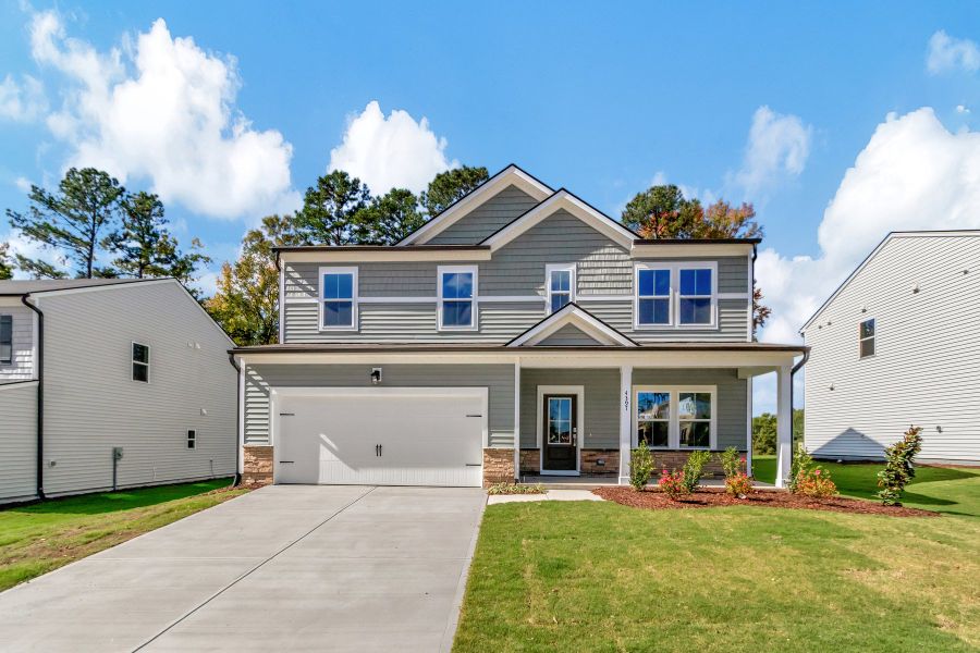 Front exterior of a home in the Watkins Grove community, located in Raleigh, NC (Image 2).