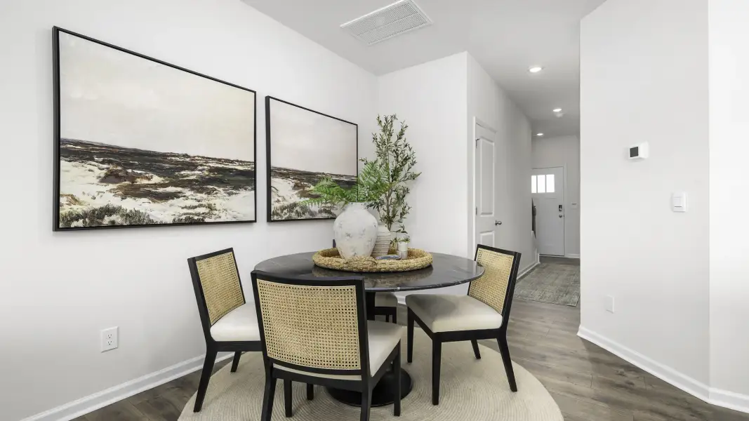 Furnished interior in a model home at Hastings Farm in Kernersville (Image 6).