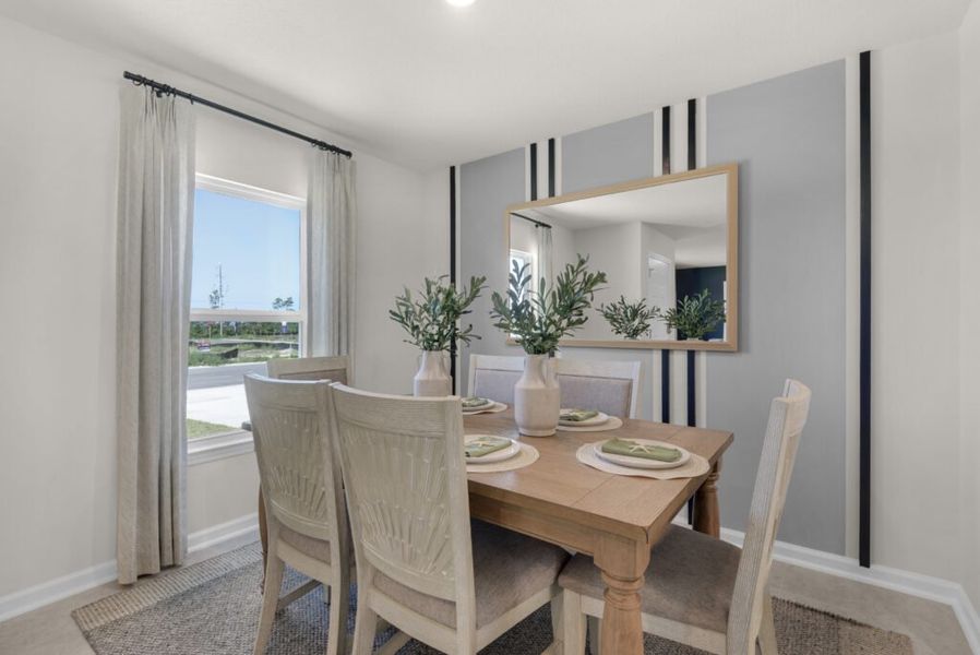 Furnished interior in a model home at Salt Creek At Mexico Beach in Mexico Beach (Image 17).