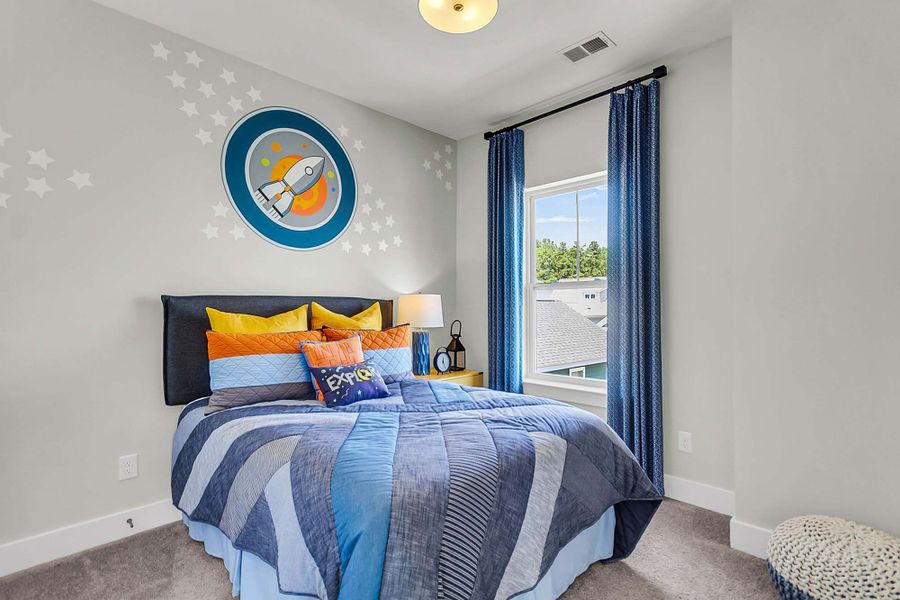 Furnished interior in a model home at Nexton - Midtown - The Park Collection in Summerville (Image 21).