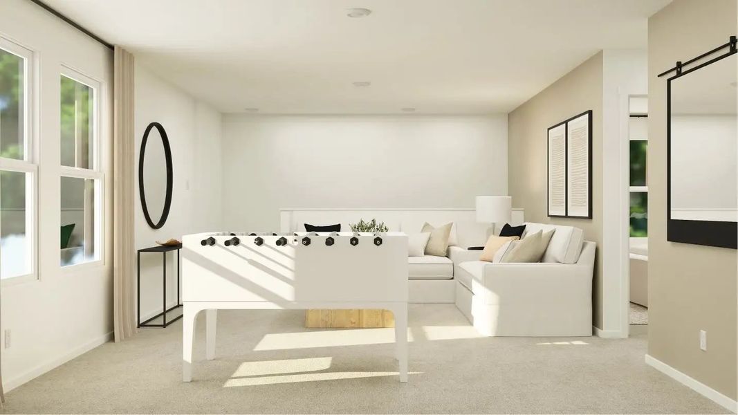 Furnished interior in a model home at Brookshire in Florence (Image 22).