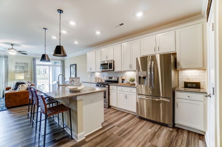 Furnished interior in a model home at Holden Village in Youngsville (Image 19).
