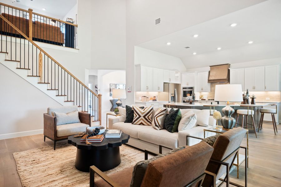 Furnished interior in a model home at Heath Golf and Yacht Club in Heath (Image 6).