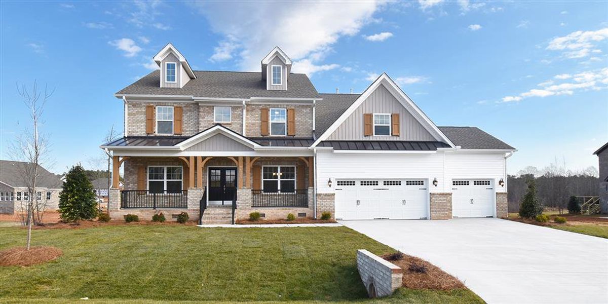 Front exterior of a home in the Northwest Meadows community, located in Stokesdale, NC (Image 11). Front exterior of a home in the Northwest Meadows community, located in Stokesdale, NC (Image 11).