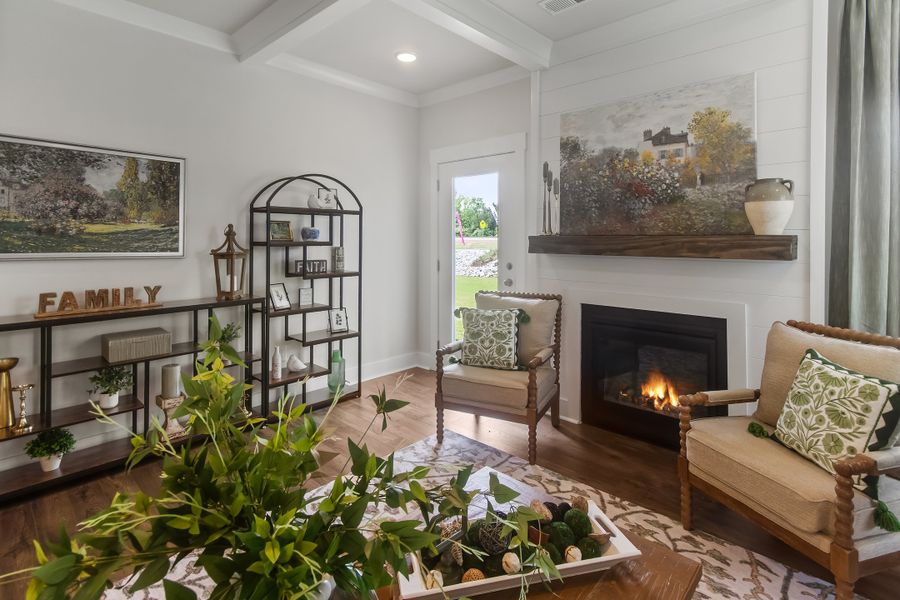 Furnished interior in a model home at Foxbank in Gray Court (Image 28). Furnished interior in a model home at Foxbank in Gray Court (Image 28).