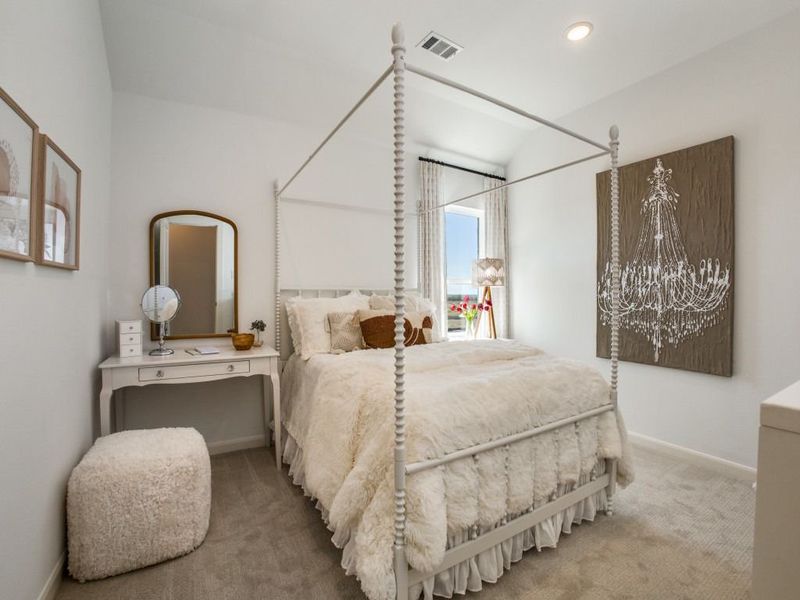 Furnished interior in a model home at Painted Tree - Woodland West in McKinney (Image 12).