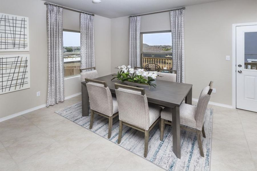 Saddle Creek Ranch Model Home Dining Room