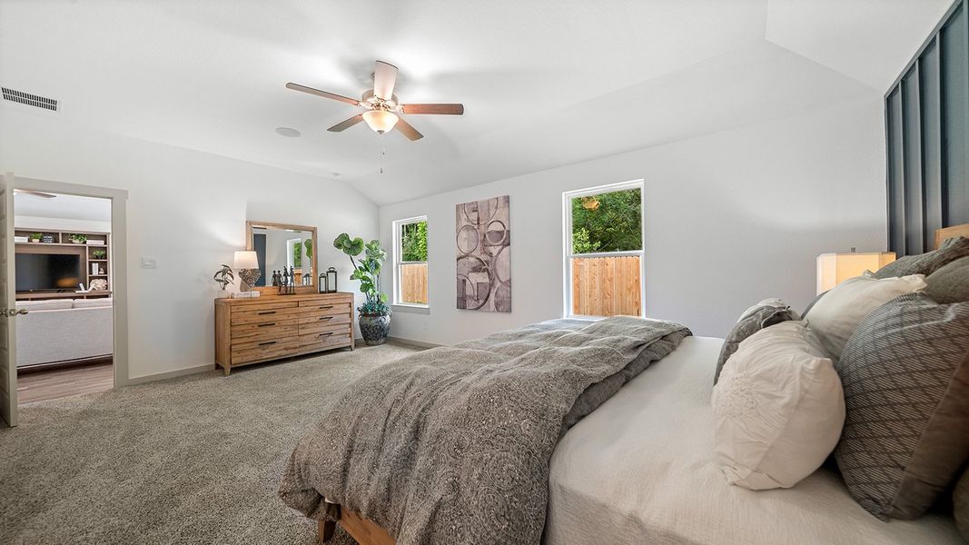 Furnished interior in a model home at Windemere in Beaumont (Image 14).