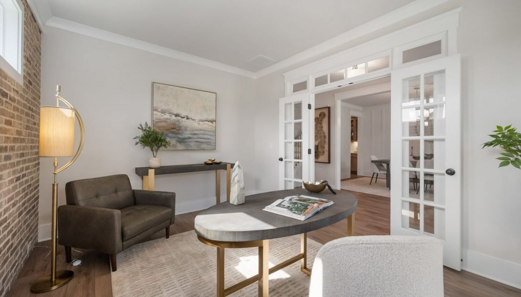 Furnished interior in a model home at Ponderosa Farms Manor in Gainesville (Image 8). Furnished interior in a model home at Ponderosa Farms Manor in Gainesville (Image 8).