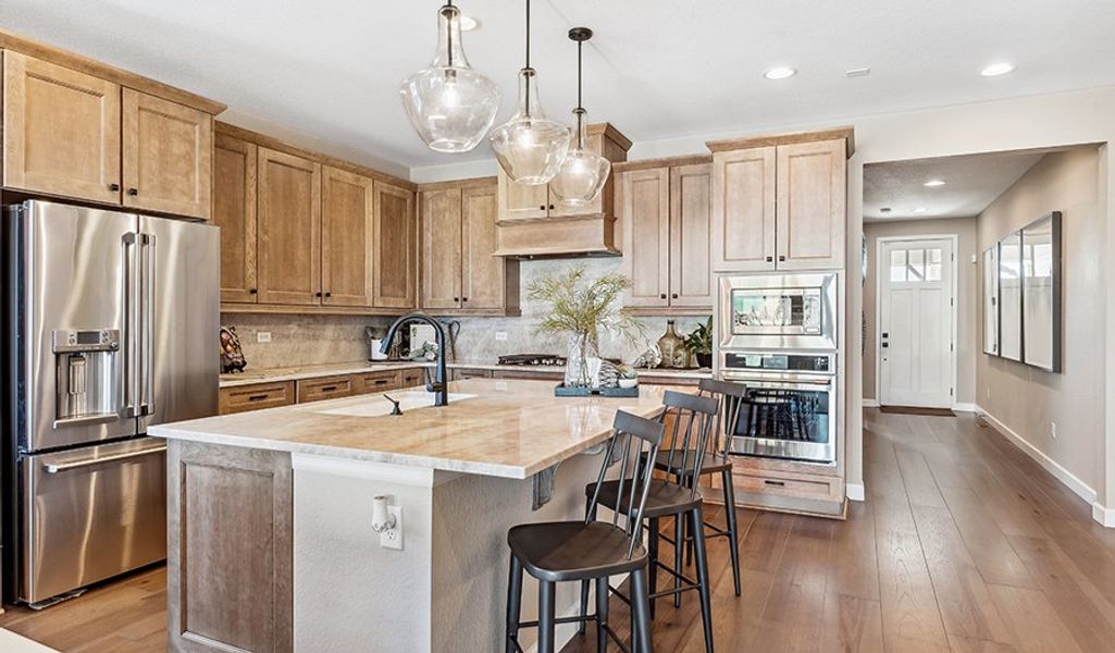 Furnished interior in a model home at Villa Bella in Pueblo (Image 14).