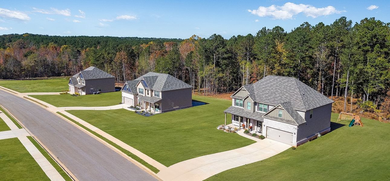 Shadow Creek Aerial Streetscape