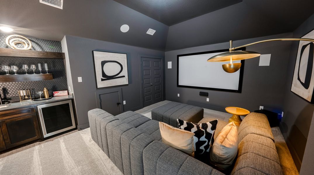 Furnished interior in a model home at Birdsong in Mansfield (Image 21).