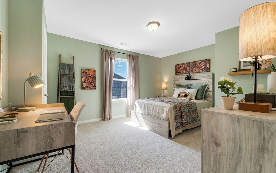 Furnished interior in a model home at Westridge in McKinney (Image 40).