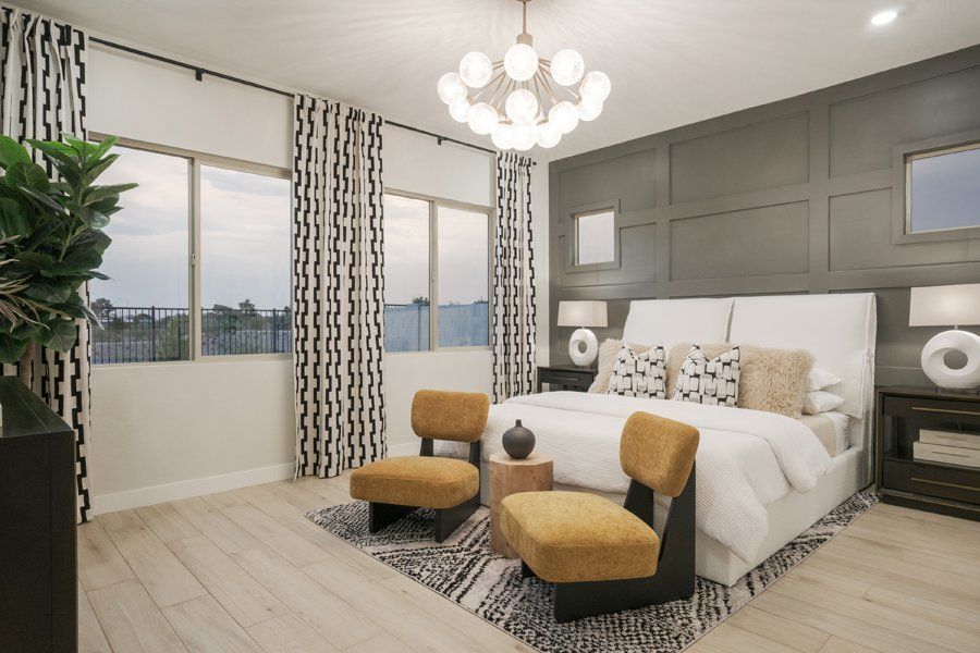 Furnished interior in a model home at Salero in Laveen (Image 17).