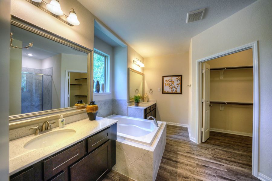 Furnished interior in a model home at Encino Estates in Dayton (Image 23). Furnished interior in a model home at Encino Estates in Dayton (Image 23).