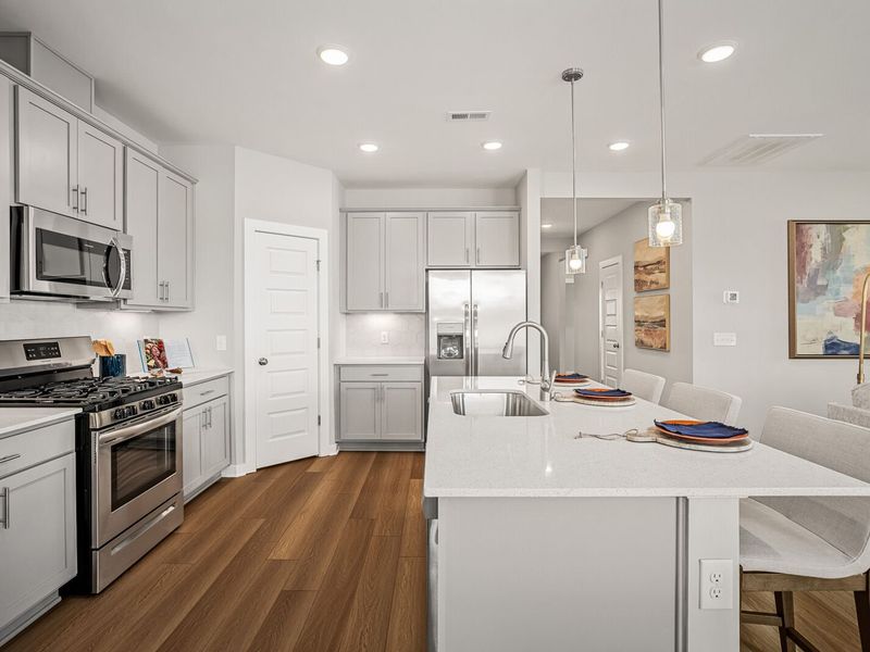 Furnished interior in a model home at Sage Farms in White House (Image 23).