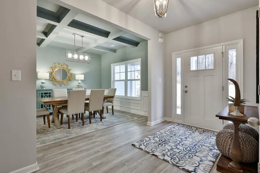 Furnished interior in a model home at Wimberly Estates in Newnan (Image 7). Furnished interior in a model home at Wimberly Estates in Newnan (Image 7).