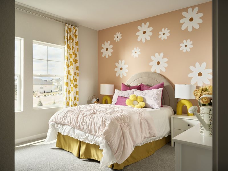 Furnished interior in a model home at Elevate at Wolf Ranch in Colorado Springs (Image 10). Furnished interior in a model home at Elevate at Wolf Ranch in Colorado Springs (Image 10).