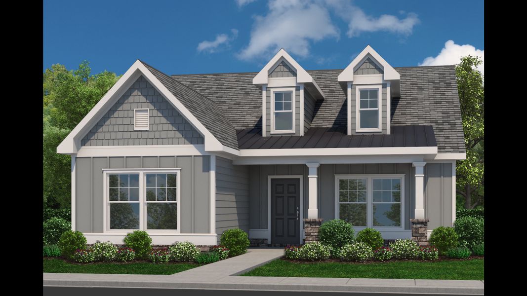 Front exterior of a home in the Clemit Harris Place community, located in Newnan, GA (Image 4).