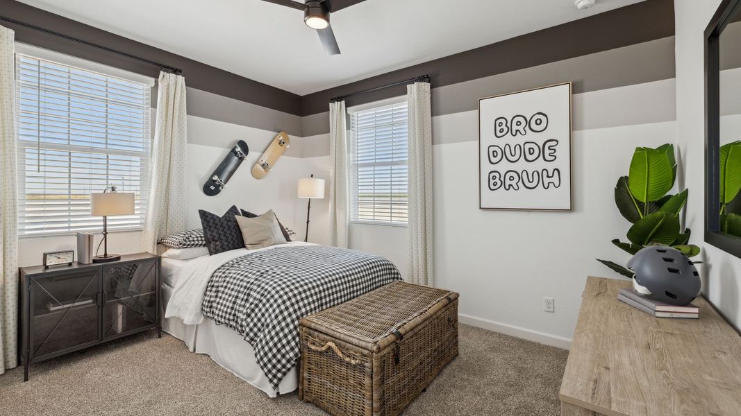 Furnished interior in a model home at Remington in Buckeye (Image 14).