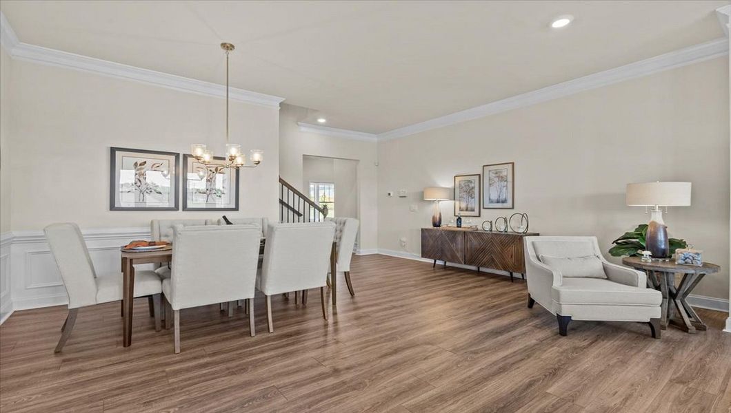 Furnished interior in a model home at The Villas at Pine Valley in Boiling Springs (Image 5). Furnished interior in a model home at The Villas at Pine Valley in Boiling Springs (Image 5).