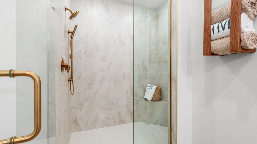 Close-up of interior finishes in a home at Esplanade by the Islands Coach Homes, Naples (Image 78).