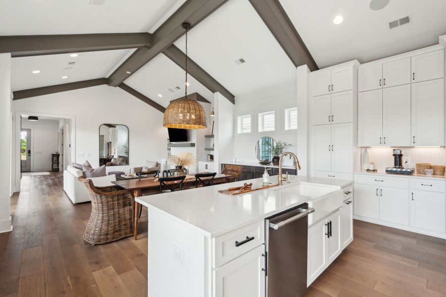Furnished interior in a model home at The Domus Collection at Midtown Nexton in Summerville (Image 6).