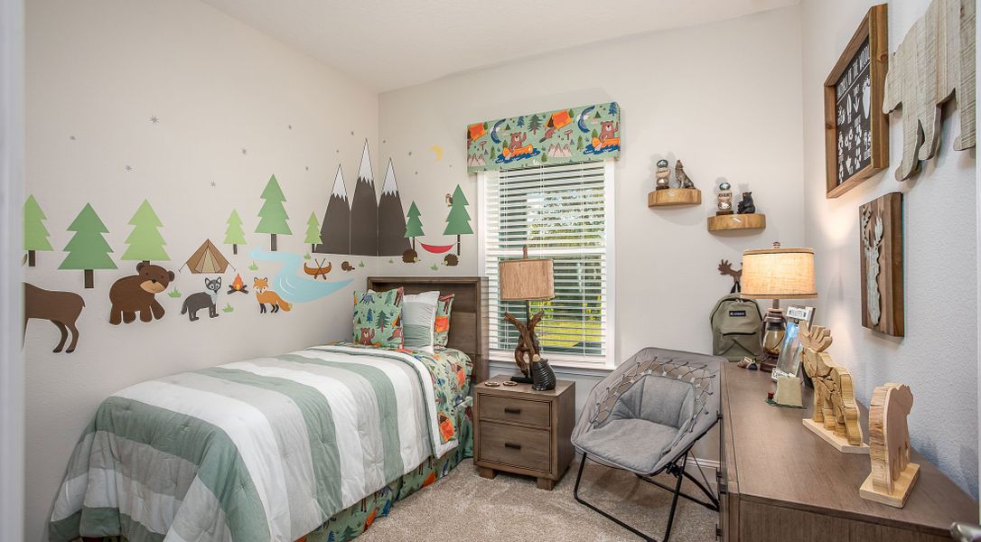 Furnished interior in a model home at Malabar Springs in Palm Bay (Image 7). Furnished interior in a model home at Malabar Springs in Palm Bay (Image 7).