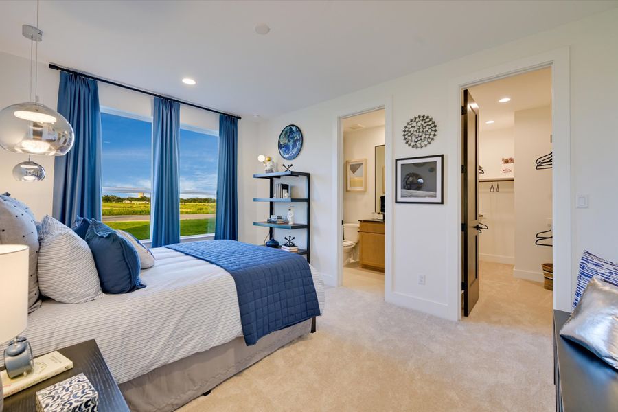 Furnished interior in a model home at Leander Estates in Leander (Image 51).
