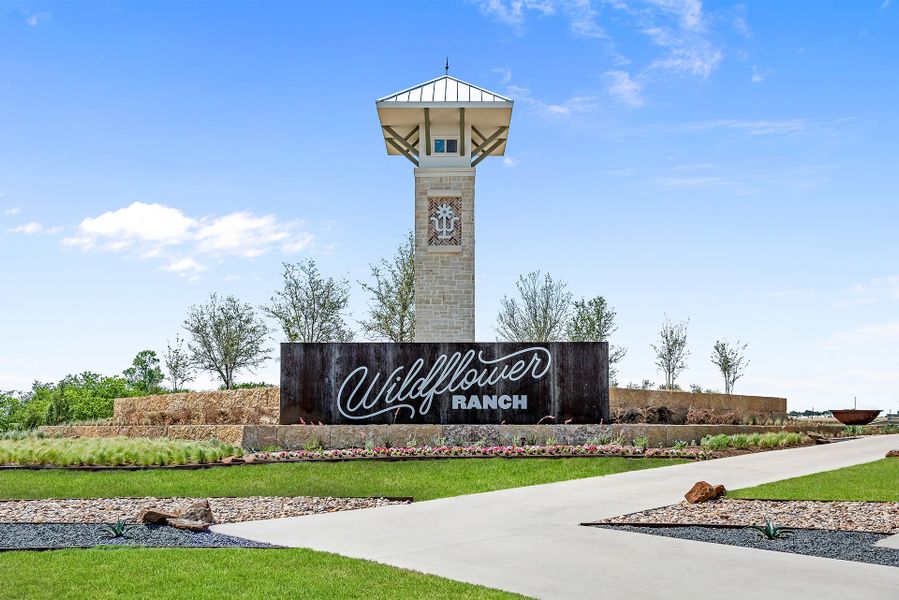 Wildflower Ranch Entry Monument