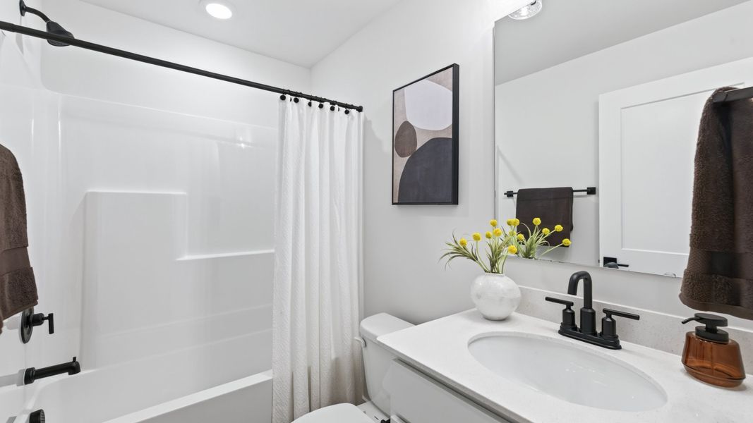 Furnished interior in a model home at Kingman Townhomes in Charlotte (Image 23).
