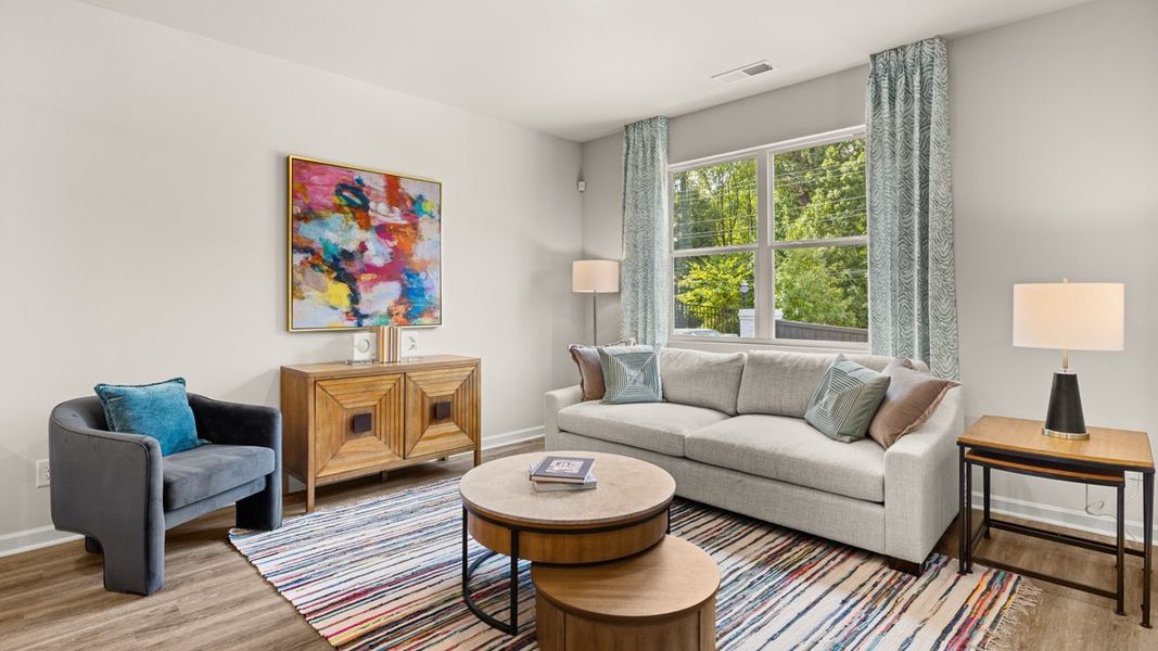 Furnished interior in a model home at Young's Crossing in Stone Mountain (Image 5).