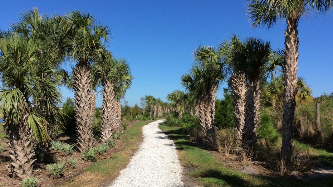 The community nature trail offers the chance for a walk or jog in a beautiful setting.