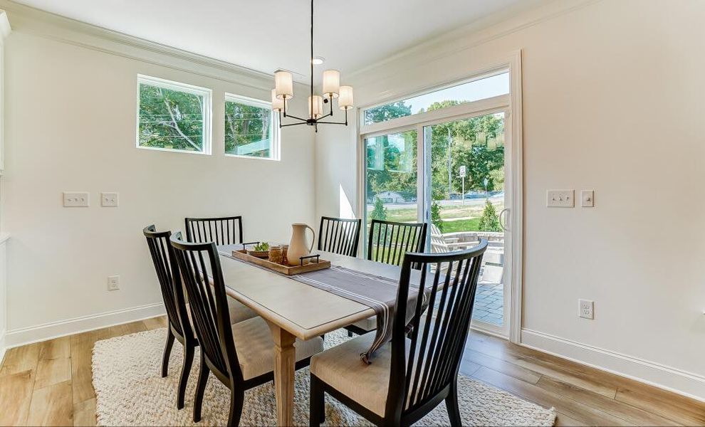 Furnished interior in a model home at Founders Club in Moore (Image 18).