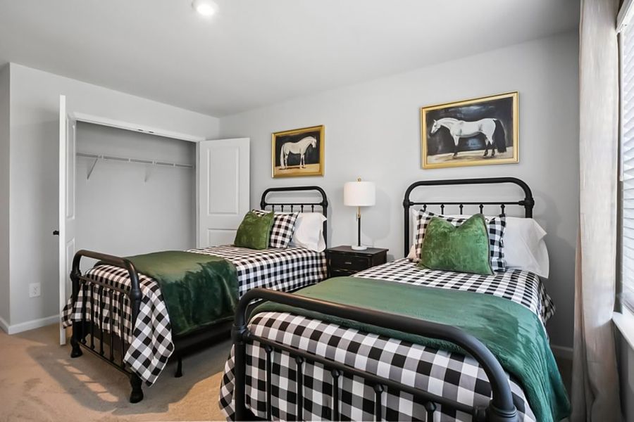 Furnished interior in a model home at Silver Leaf in Dawsonville (Image 22). Furnished interior in a model home at Silver Leaf in Dawsonville (Image 22).