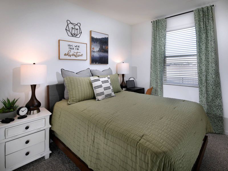 Utilize one of the secondary bedrooms as a dedicated guest room.